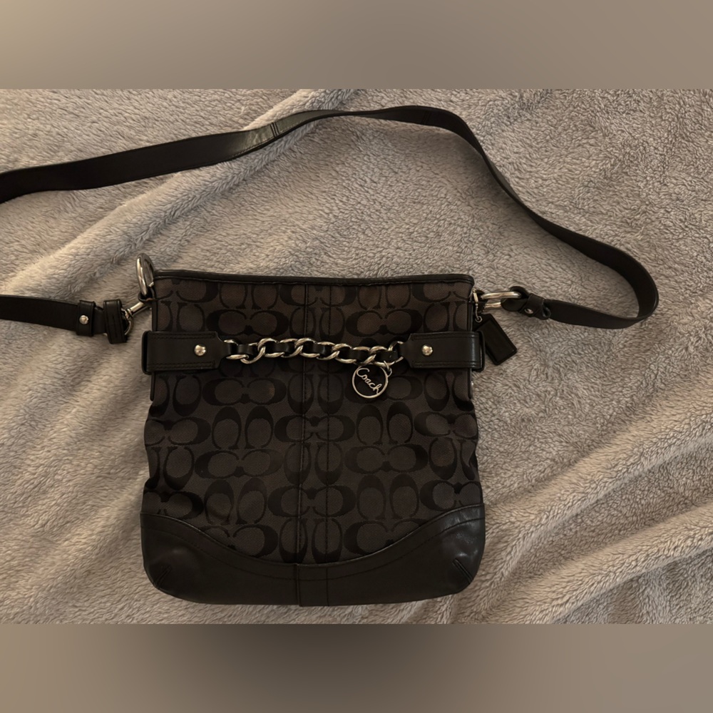 Early 2000s Coach Black Crossbody Bag